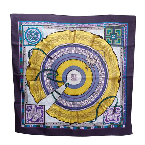 hermes cent plus des miao|HERMES Silk Cent Plis Des Miao Scarf 90 .